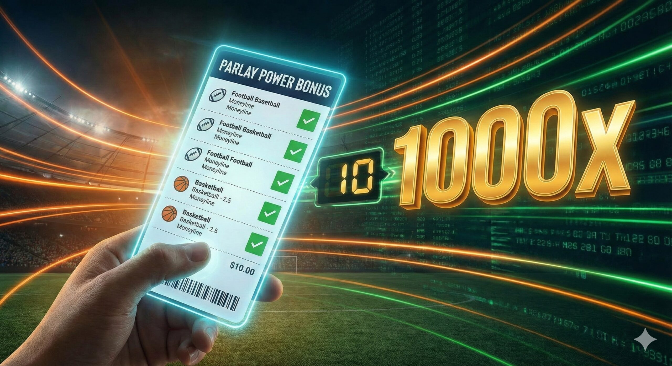 100% Sportsbook Welcome Bonus